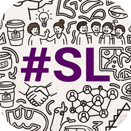 The #SL square icon on the community doodle tile