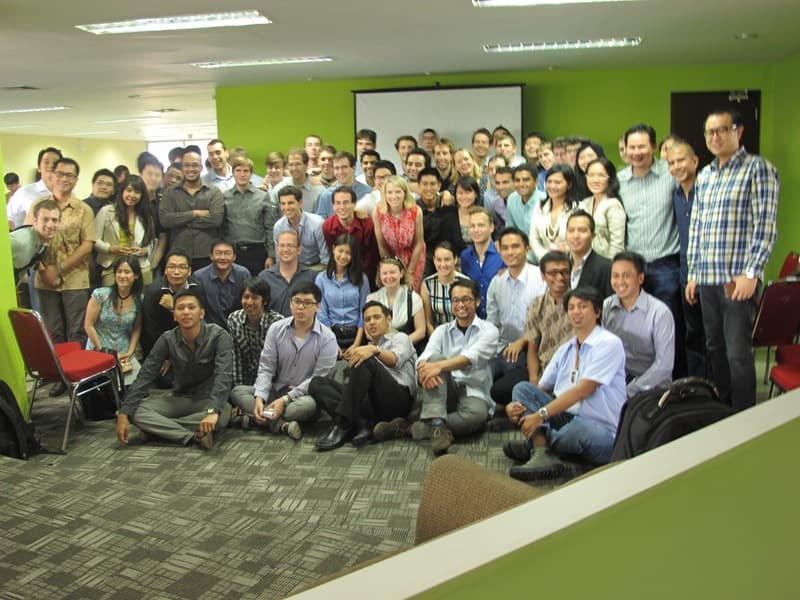 Marissa Mayer and the Google team visiting Project Eden
