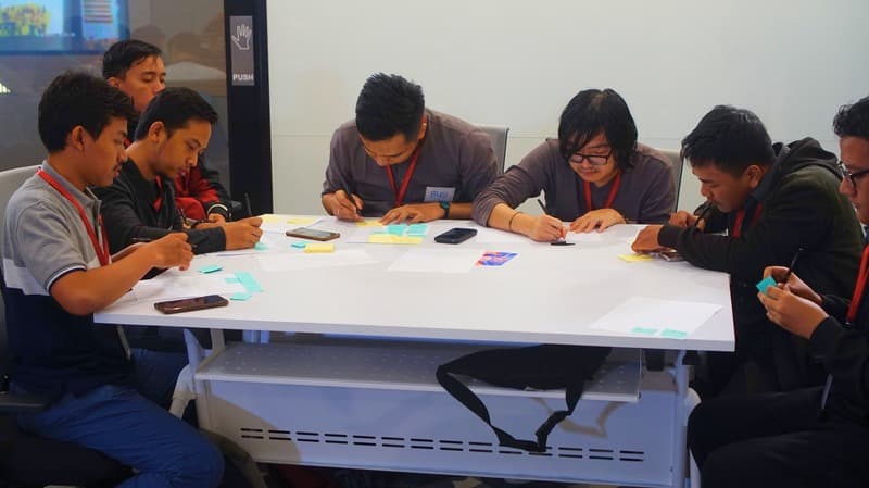 A #StartupLokal workshop session